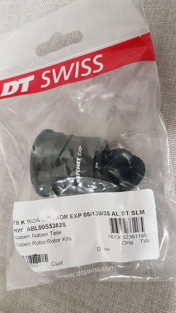 Käytetty Dt Swiss Ratchet EXP SRAM XDR Quick Release QR bike