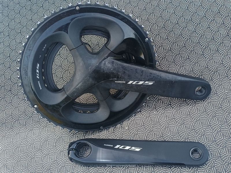 Shimano 105 FC-R7000 Drivetrain & Pedals d'occasion