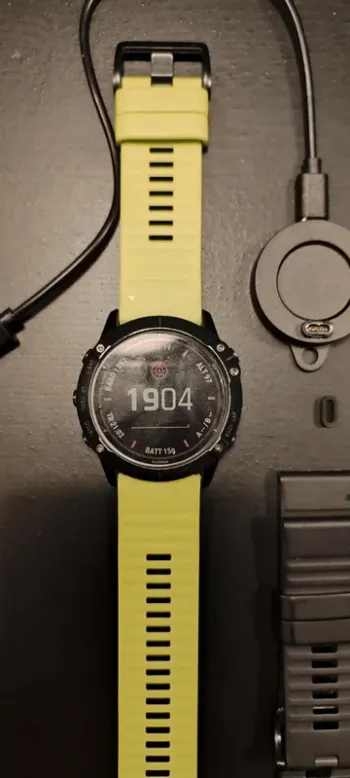 Gebrauchtes Garmin Fenix 6X Pro Solar bike