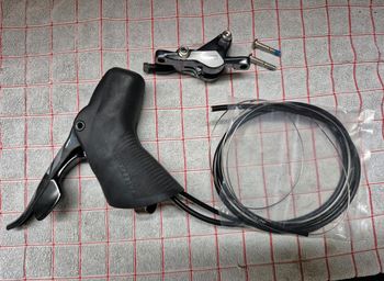 Używany Sram Force 1 HDR HydroR linker Bremshebel mit Dropper Actuator bike