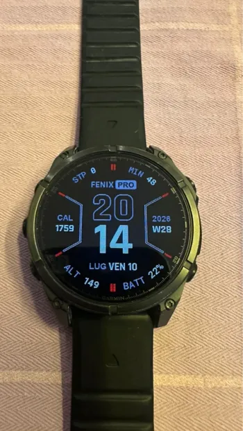 Gebrauchtes Garmin Fenix 8 47mm AMOLED Sapphire bike
