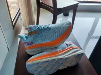 Used Hoka Shoes Blue Size 40 bike — image 5 of 5