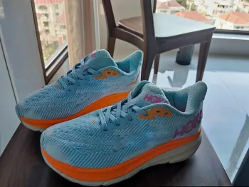 Used Hoka Shoes Blue Size 40 bike — image 4 of 5