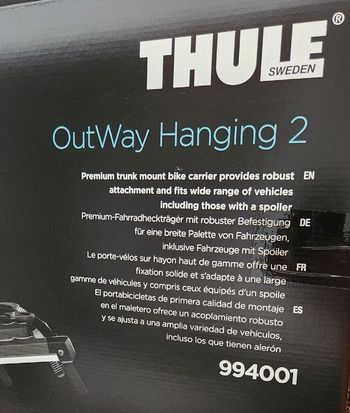 Brugt Thule Outway Hanging 2 2024 bike — billede 3 af 3