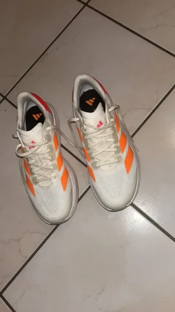 Used Adidas running shoes size 42 2/3 bike