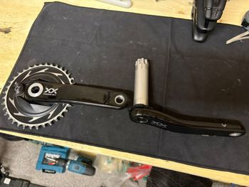 Brugt Sram XX SL Crankset Powermeter 2025 bike