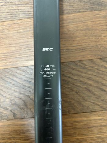 Used Bmc Teammachine SLR02 Sattelstütze, original, 0mm Offset, gebrauct 2022 bike