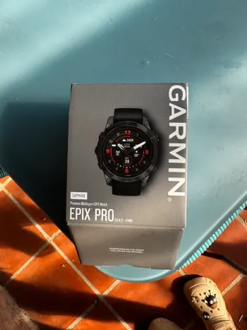 Tweedehands Garmin Epix Pro Gen 2 Sapphire bike