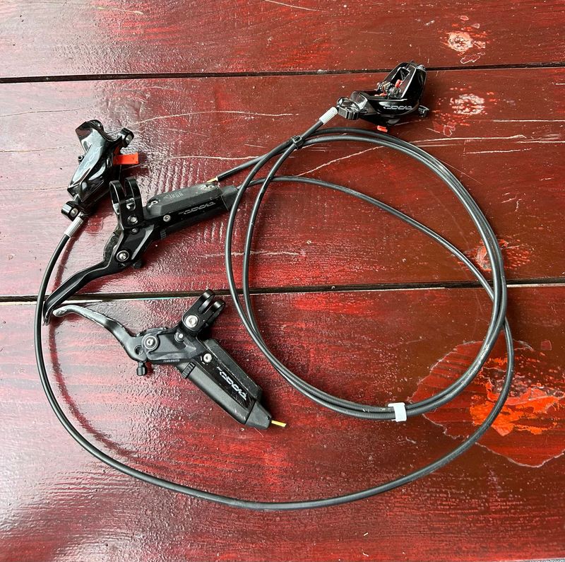 Used Sram Code Silver Stealth (Code Ultimate) + 200mm HS2 rotors 2025 Brakes