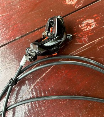 Used Sram Code Silver Stealth (Code Ultimate) + 200mm HS2 rotors 2025 bike — image 3 of 8