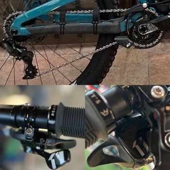 Tweedehands Sram GX DH Transmission 7 speed + XO shifter 2025 bike