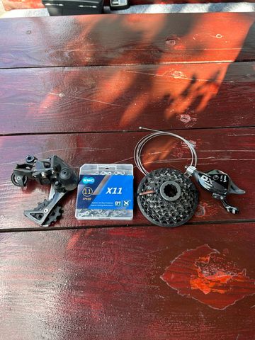 Sram GX DH Transmission 7 speed + XO shifter 2025 Drivetrain & Pedals de segunda mano