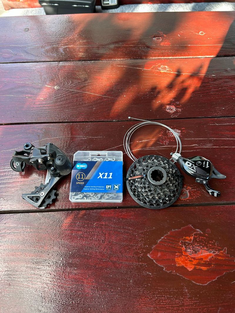 Sram GX DH Transmission 7 speed + XO shifter 2025 Drivetrain & Pedals usato