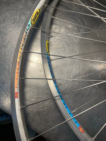 Used Campagnolo Record / Mavic Open Pro bike