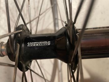 Brugt Campagnolo Record / Mavic Open Pro bike — billede 12 af 12