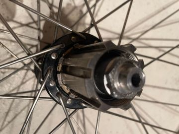 Used Campagnolo Record / Mavic Open Pro bike — image 10 of 12