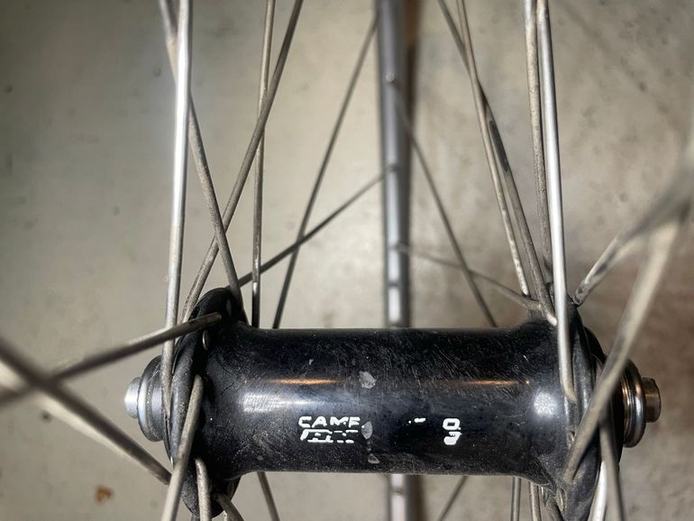 Brugt Campagnolo Record / Mavic Open Pro bike — billede 8 af 12
