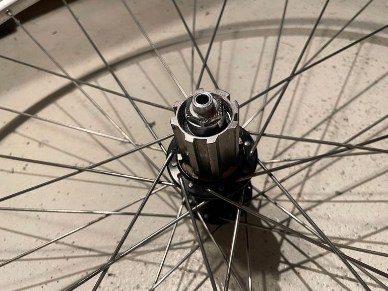 Brugt Campagnolo Record / Mavic Open Pro bike — billede 11 af 12