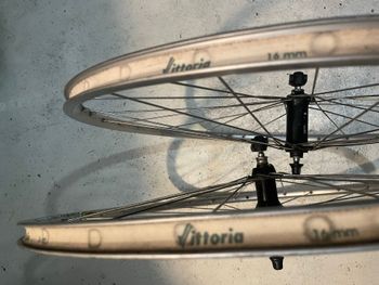 Brugt Campagnolo Record / Mavic Open Pro bike — billede 4 af 12