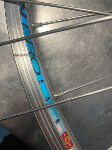 Used Campagnolo Record / Mavic Open Pro bike — image 2 of 12