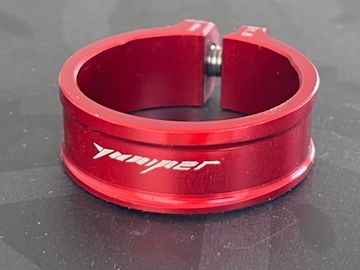 yuniper Ultralight Extended Seat Clamp 31.8 Saddles & Seatposts d'occasion