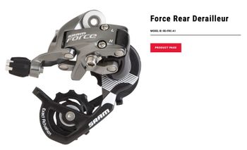 Použité Sram Force Rear Derailleur bike