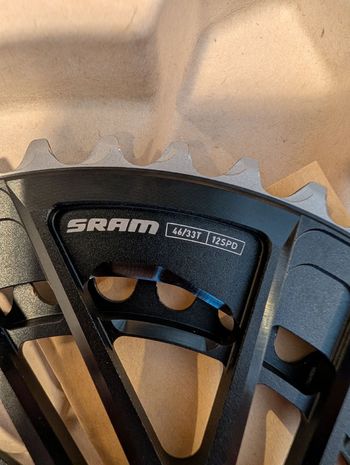 Brugt Sram Force E1 Chainrings 46/33t bike — billede 7 af 7