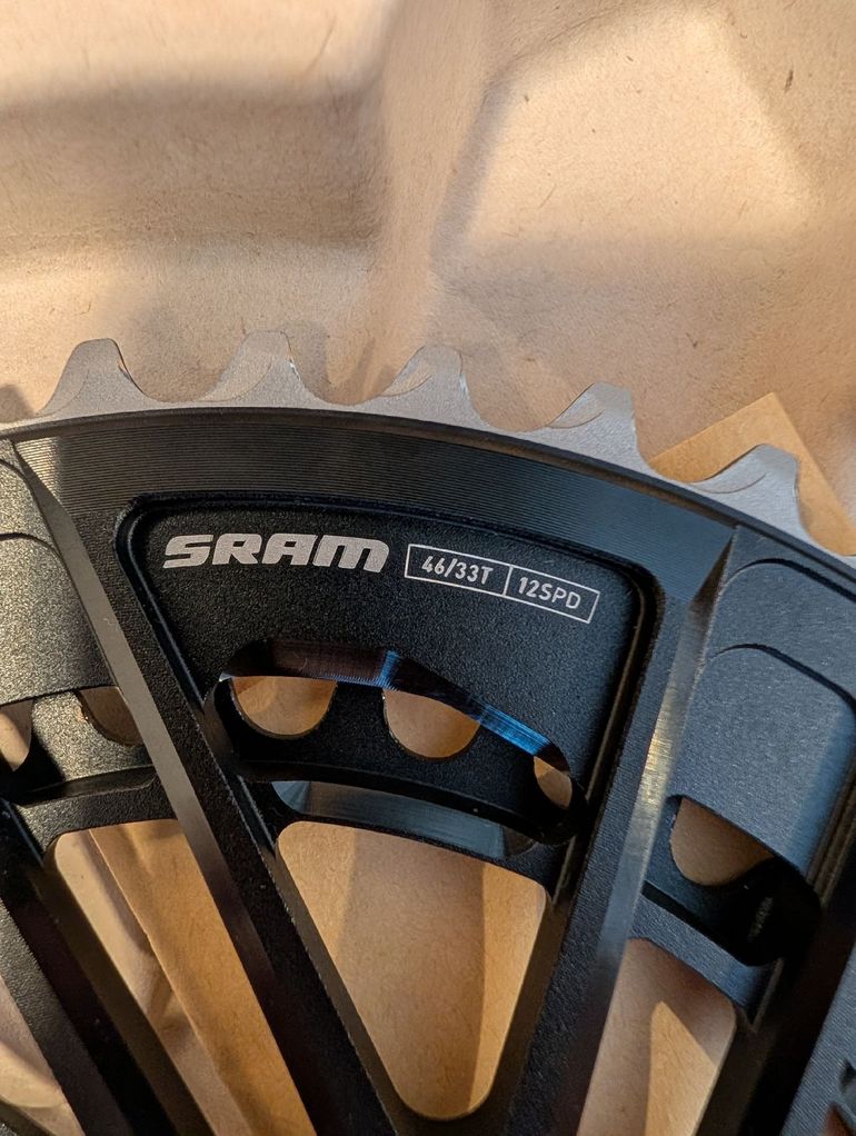 Brugt Sram Force E1 Chainrings 46/33t bike — billede 7 af 7