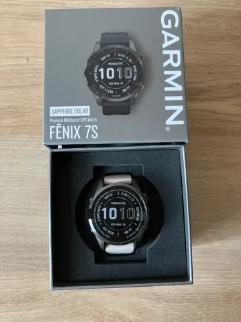 Gebrauchtes Garmin Fenix 7S Sapphire Solar bike — Bild 2 von 9