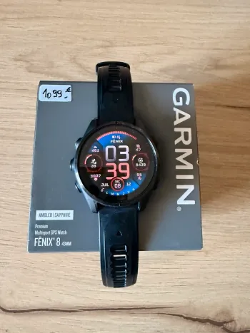 Brugt Garmin Fenix 8 AMOLED Sapphire 2026 bike