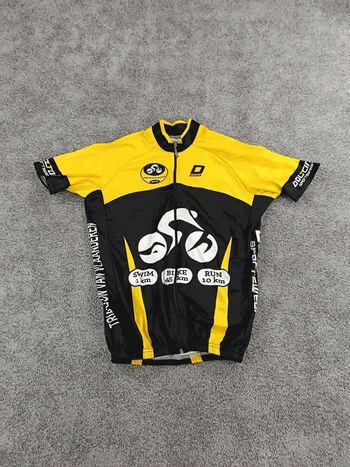 Gebrauchtes doltcini maillot triathlon / velo homme taille L - 65 3698 - Triathlon des flandres 2012 bike