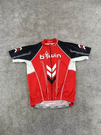 Použité BTWIN maillot vélo court homme taille M - 84 5660 - cycliste bike