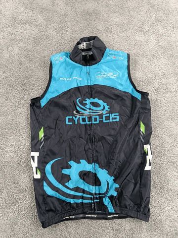 Brugt Spider king gilet sans manches coupe vent vélo homme taille M - 89 4489 Cycling Clothing
