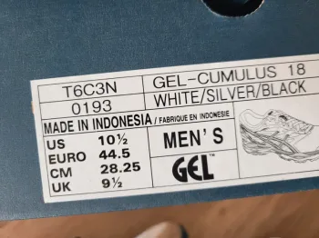 Used Asics Gel Cumulus 18 bike — image 3 of 3