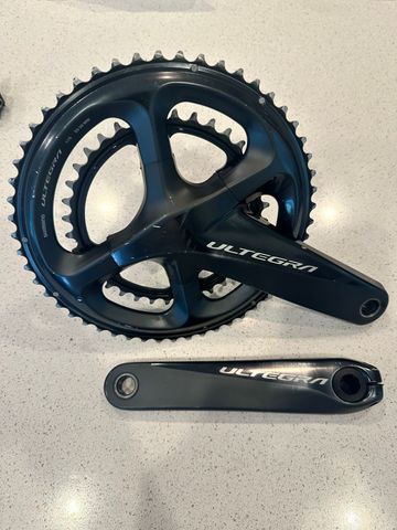 Used Shimano Ultegra R8000 Crankset 172.5 53/39 Drivetrain & Pedals
