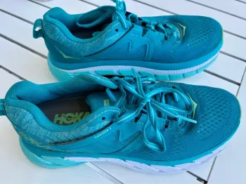 Gebrauchtes Hoka Laufschuhe türkis bike