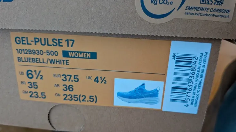 Asics Gel Pulse 17 bike d'occasion — image 3 sur 4