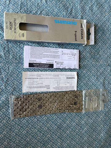 Used Shimano XTR Dura-Ace Chain Drivetrain & Pedals
