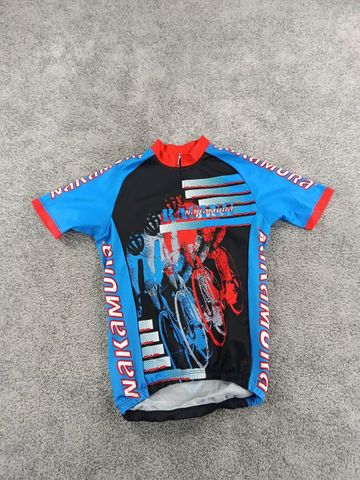 Used Nakamura maillot velo homme taille L - 10 5851 cycliste cyclisme route respirant Cycling Clothing