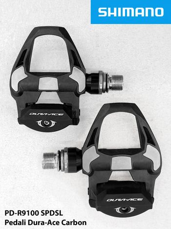 Used Shimano Dura-Ace PD-R9100 SPD-SL Pedals Carbon 2026 bike