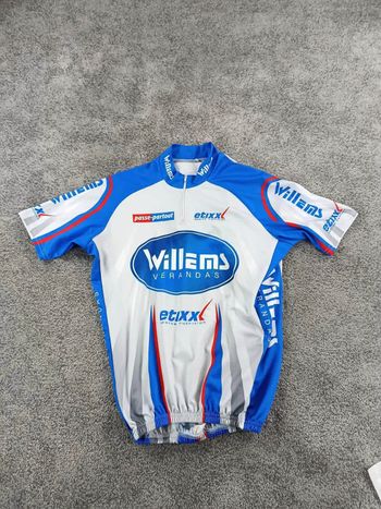 sans maillot velo homme taille xl - 11 5885 cyclisme route respirant Willems Véranda's Etixx bike usato