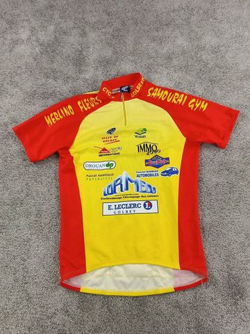Used Poli maillot velo homme taille M - 11 5879 cycliste cyclisme route respirant Vosges Golbey Cycling Clothing