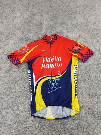 Poli maillot velo homme taille S - 11 5878 cycliste cyclisme route respirant manche courte bike usato