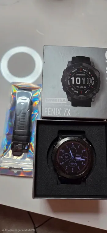 Garmin Fenix 7 X PRO Sapphire Solar bike de segunda mano
