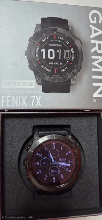Gebrauchtes Garmin Fenix 7 X PRO Sapphire Solar bike — Bild 2 von 7