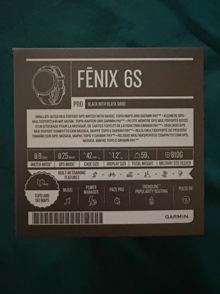 Garmin fenix 6S pro bike d'occasion — image 3 sur 3