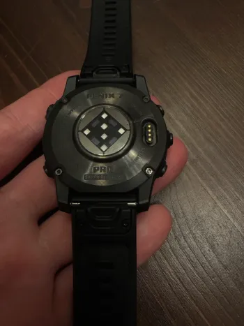 Used Garmin Fenix 7 Pro Titan Solar Saphire bike — image 2 of 4