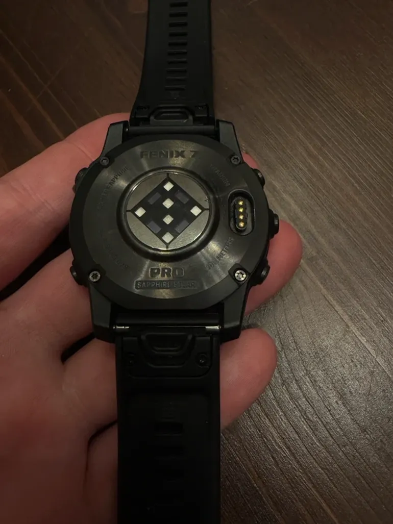Used Garmin Fenix 7 Pro Titan Solar Saphire bike — image 2 of 4