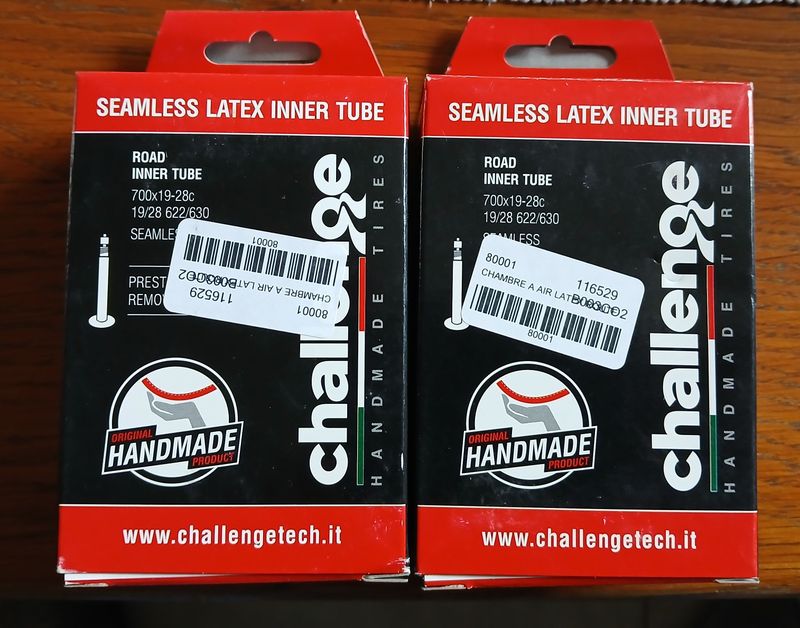 Used Challenge Latex Inner Tubes Tyres & Tubes