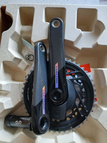 Używany Sram Force Quarq AXS Crankset Drivetrain & Pedals